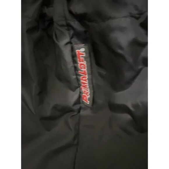 LL Bean Traveler Black‎ Quilted Diamond Stitched Jacket Women’s Size PM - Picture 10 of 13